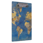 Goldene Welt Klemmbrett (Rechts)