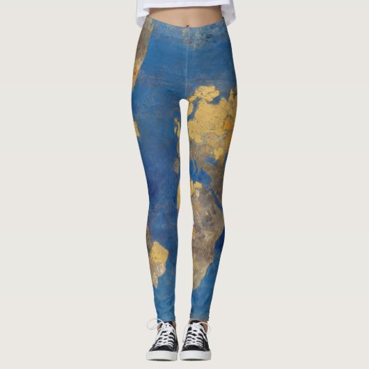 Goldene Welt Leggings (Vorderseite)