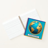 "Goldene Welt" Notizblock (Innenseite)