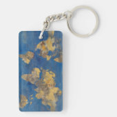 Goldene Welt Schlüsselanhänger (Rückseite)