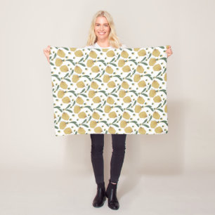 "Goldene Wiese" Fleecedecke
