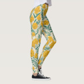 Goldene Wiese: fröhliche Tansy Blooms Leggings (Rechts)