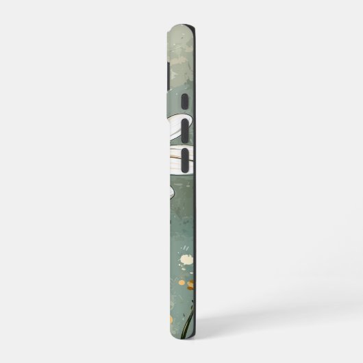 Goldene Wiese - Kerngehäuse iPhone 16 Hülle (Linke Seite)