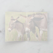 "Goldene Wiesen" - Grußkarte Karte (Innenseite)