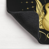 Goldene Winged Gitarre Mousepad (Ecke)