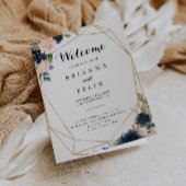 Goldene Winter-Floral-Hochzeit Programm