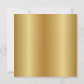 Goldene Wirbel 50. Hochzeitstag Party Einladung (Rückseite)