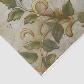 Goldene Wirbel und Blätter Seidenpapier (Ausschnitt)