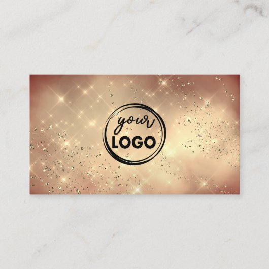 goldene Wolke Ihr Logo auf Marsala rot Visitenkarte (Vorderseite)
