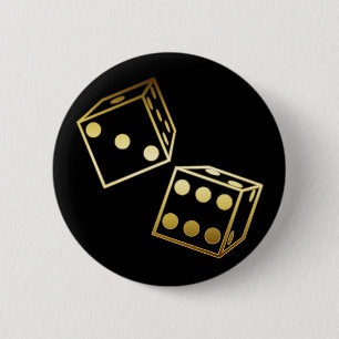 GOLDENE WÜRFEL BUTTON
