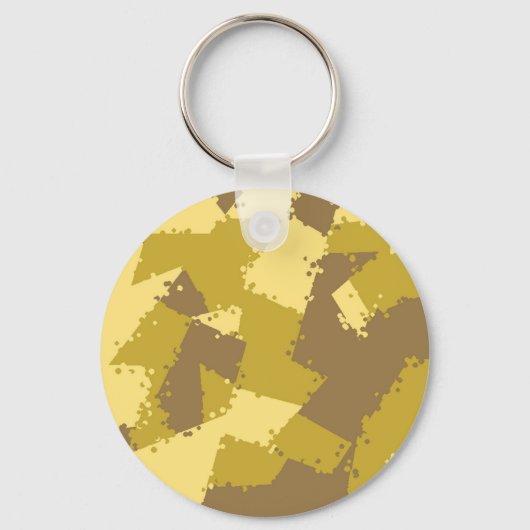 Goldene Wüste Camouflage Schlüsselanhänger (Vorderseite)