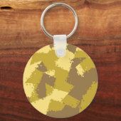 Goldene Wüste Camouflage Schlüsselanhänger (Vorderseite)