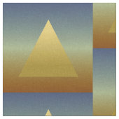 Goldene Wüsten-Pyramide Stoff (Nahaufnahme)