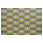 Goldene Wüsten-Pyramide Stoff (Fat Quarter (45,7 x 55,9 cm))