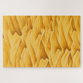 Goldene Wüstensanddünen Puzzle (Horizontal)