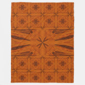 Goldene Wüstenschmetterlinge 3 Fleecedecke (Vorderseite)