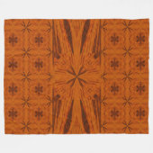 Goldene Wüstenschmetterlinge 3 Fleecedecke (Vorderseite (Horizontal))