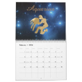 Goldene Zeichen des Tierkreises Kalender (Feb 2026)