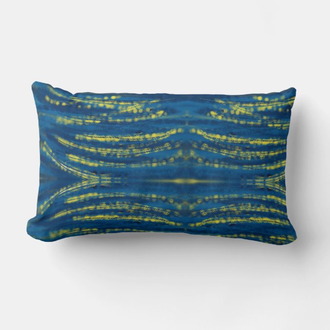 Goldene Zeichen Lendenkissen (Vorderseite)