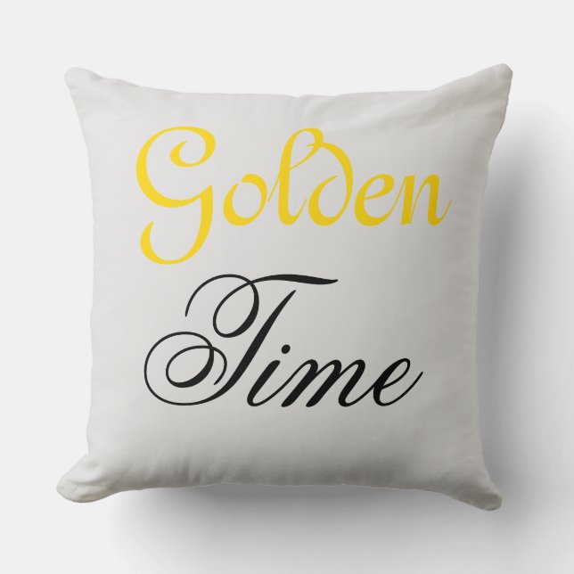 Goldene Zeit Kissen (Vorderseite)