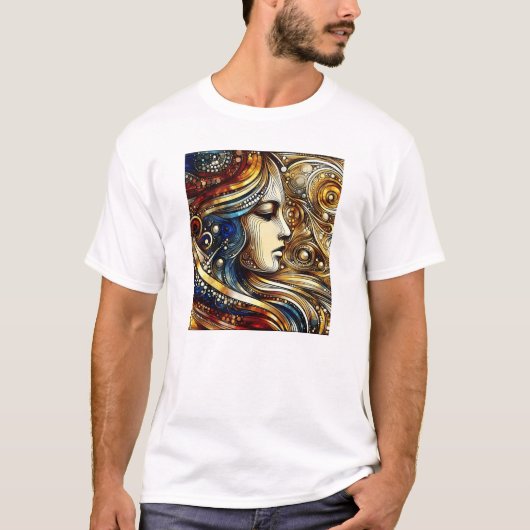 Goldene Zeit - Klassische Eleganz T - Shirt (Vorderseite)