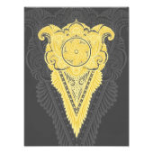 Goldene Zierflame Fotodruck (Vorne)