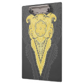 Goldene Zierflame Klemmbrett (Links)