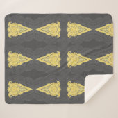 Goldene Zierflame Sherpadecke (Vorderseite (Horizontal))