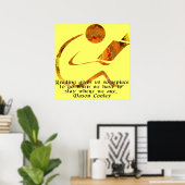 Goldene Zitate für Leser Poster (Heimbüro)
