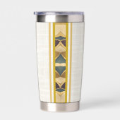 Goldene Zuversichts-Wasserflasche Thermobecher (Rechts)