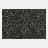 Goldene Zweige Geschenkpapier Set (Vorderseite 3)