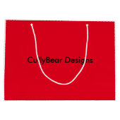 Goldenen Retrievers u. Dackel in Große Geschenktüte (Rückseite)