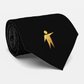 Goldener "3-D" Priester/Minister 2 Krawatte (Gerollt)