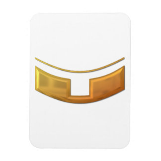 Goldener "3-D"-Priester/Monsterkollar Magnet
