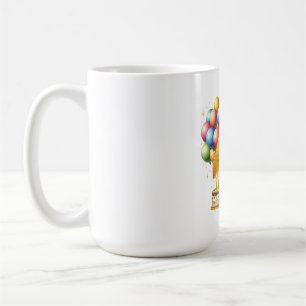 Goldener 4. Geburtstag Kaffeetasse