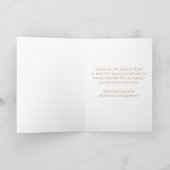 Goldener 50. Jubiläum Ordination Priest in Altar Karte (Innenseite)