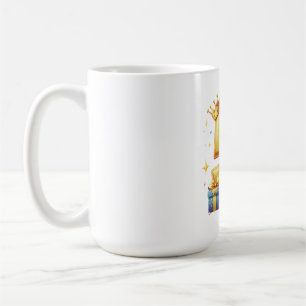 Goldener 5. Geburtstag Kaffeetasse