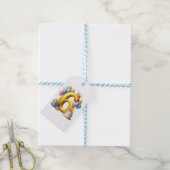 Goldener 6. Geburtstag Geschenkanhänger (Mit Garn)