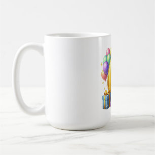 Goldener 6. Geburtstag Kaffeetasse