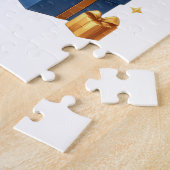 Goldener 9. Geburtstag Puzzle (Seite)