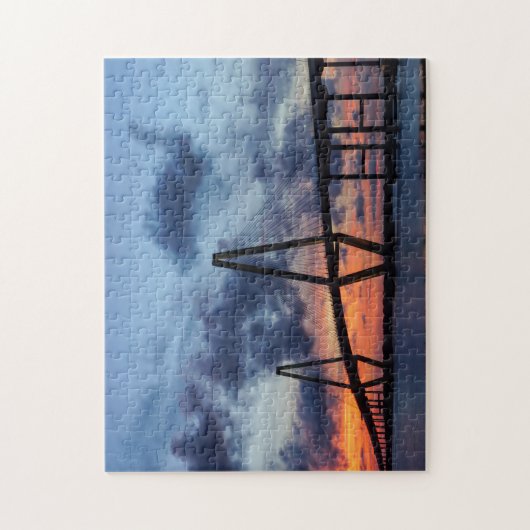 Goldener Abend bei Arthur Ravenel Puzzle (Vertikal)