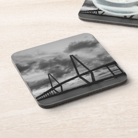 Goldener Abend im Arthur Ravenel Grayscale Getränkeuntersetzer (Linke Seite)