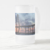 Goldener Abend im Arthur Ravenel Mattglas Bierglas (VorderseiteRechts)