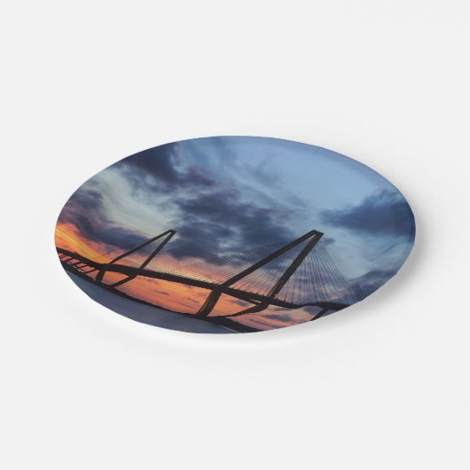 Goldener Abend im Arthur Ravenel Pappteller (Schrägansicht)