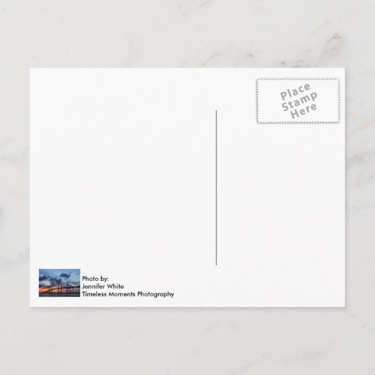 Goldener Abend im Arthur Ravenel Postkarte (Rückseite)