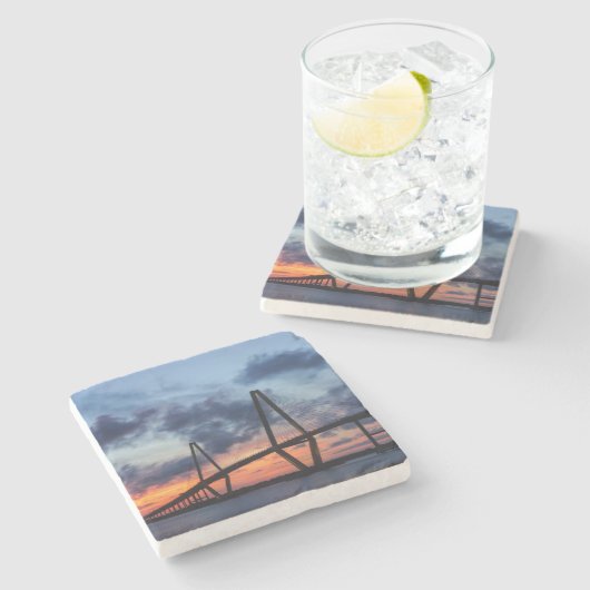 Goldener Abend im Arthur Ravenel Steinuntersetzer (Seitenansicht)