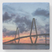 Goldener Abend im Arthur Ravenel Steinuntersetzer (Vorderseite)