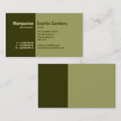 Goldener Abschnitt 08a Visitenkarte (Vorne/Hinten)