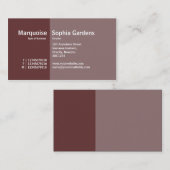 Goldener Abschnitt 10 Visitenkarte (Vorne/Hinten)