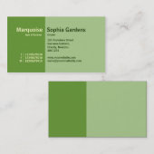 Goldener Abschnitt 11 Visitenkarte (Vorne/Hinten)